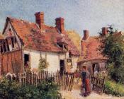 卡米耶 毕沙罗 : Old Houses at Eragny